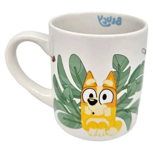 Bluey Leaves Πορσελάνινη Κούπα 235 ml Λευκό 3