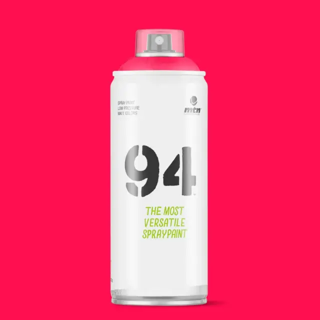 MTN 94 Fluo Spray Paint Neon Red (9RVF Red)