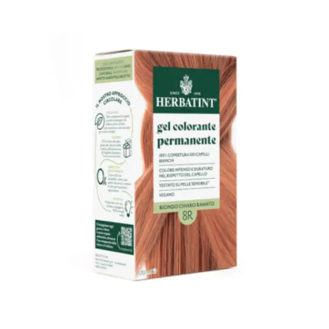 Herbatint Permanent Haircolor Gel 8R Ξανθό Ανοιχτό Χάλκινο 170ml