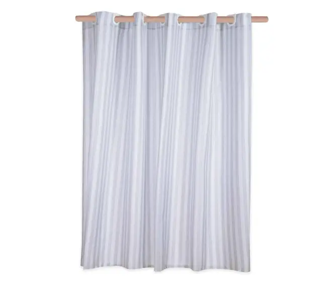 ΚΟΥΡΤΙΝΑ ΜΠΑΝΙΟΥ SATTI 180X180 NEF-NEF HOMEWARE GREY