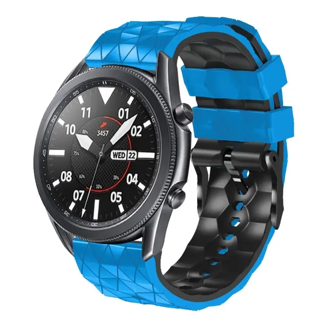 Football Texture Λουράκι για Smartwatch 22mm-Blue/Black OEM