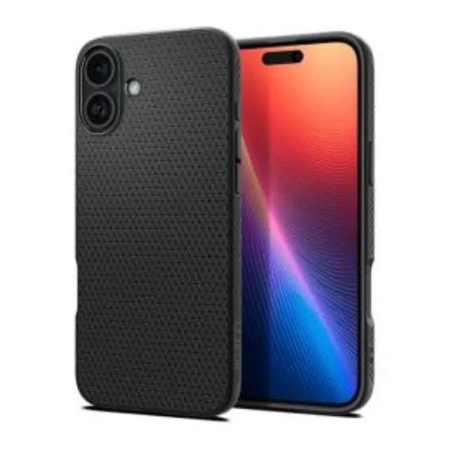 Θήκη Soft TPU Spigen Apple iPhone 16 Liquid Air Μαύρο N65946 3