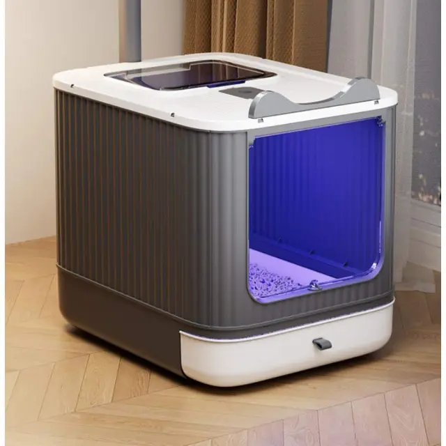 Τουαλέτα Γάτας Με UV-Light Κλειστού Τύπου 34.5x44.5x37.5cm 3