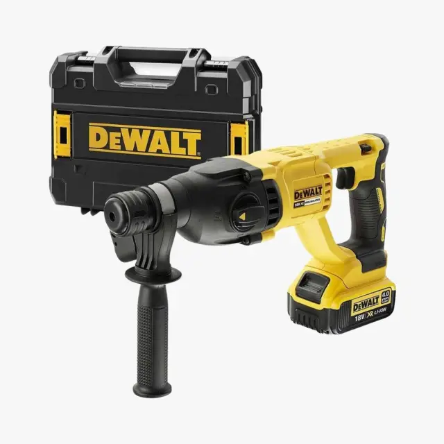 Dewalt DCH133M1-QW Κρουστικό Σκαπτικό Πιστολέτο Μπαταρίας Brushless 18V 1x4Ah με Υποδοχή SDS Plus