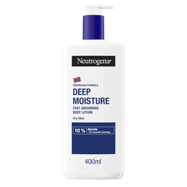 Neutrogena Deep Moisture Lotion Σώματος για Ξηρό Δέρμα 400ml