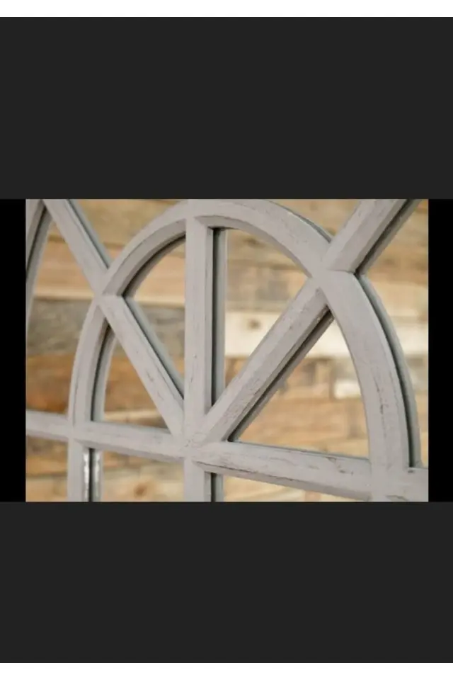 Stewehome Οβάλ καθρέφτης τοίχου MDF για σαλόνι Μαύρο 73x173 cm 3