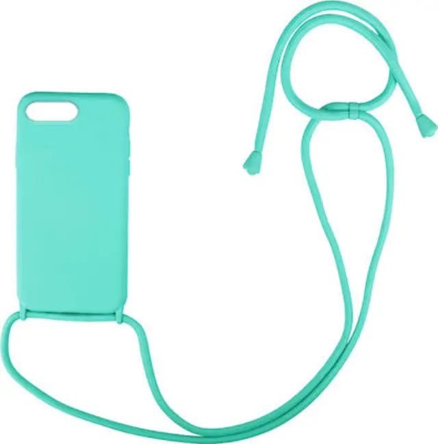 My Colors Carryhang Liquid Back Cover Σιλικόνης Γαλάζιο (iPhone 8/7 Plus)