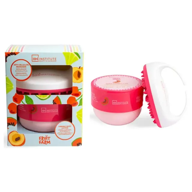IDC Fruit Farm Body Duo – Firming Body Lotion 240ml & Anti Cellulite Massager