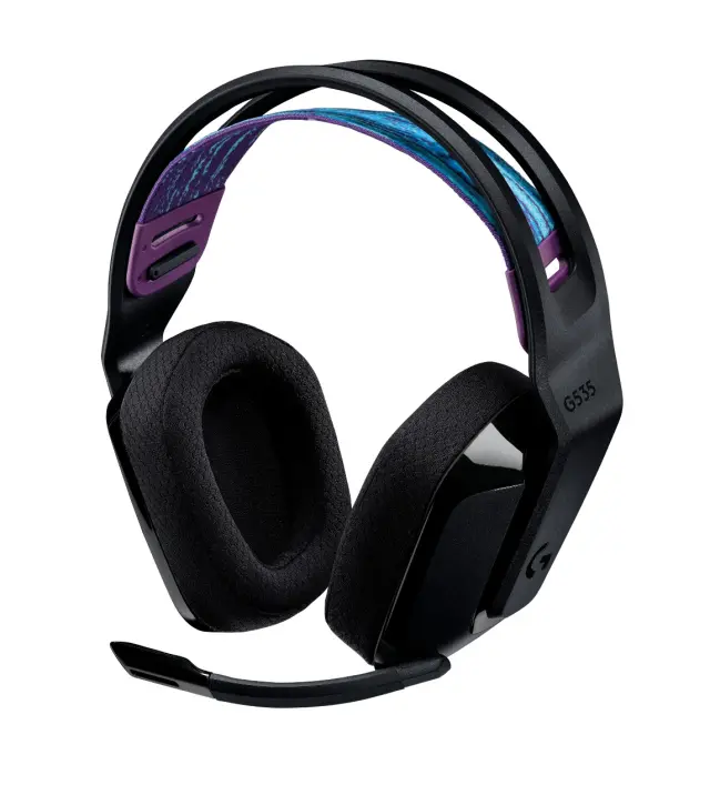 Logitech - G535 LIGHTSPEED Wireless Gaming Headset - BLACK - Electronics