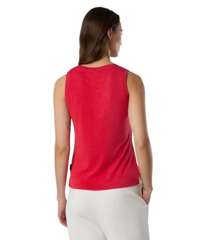 North Sails - Γυναικεία Αμάνικη Μπλούζα Slub Jersey Tank Top 093631-000-0231 Φούξια 3