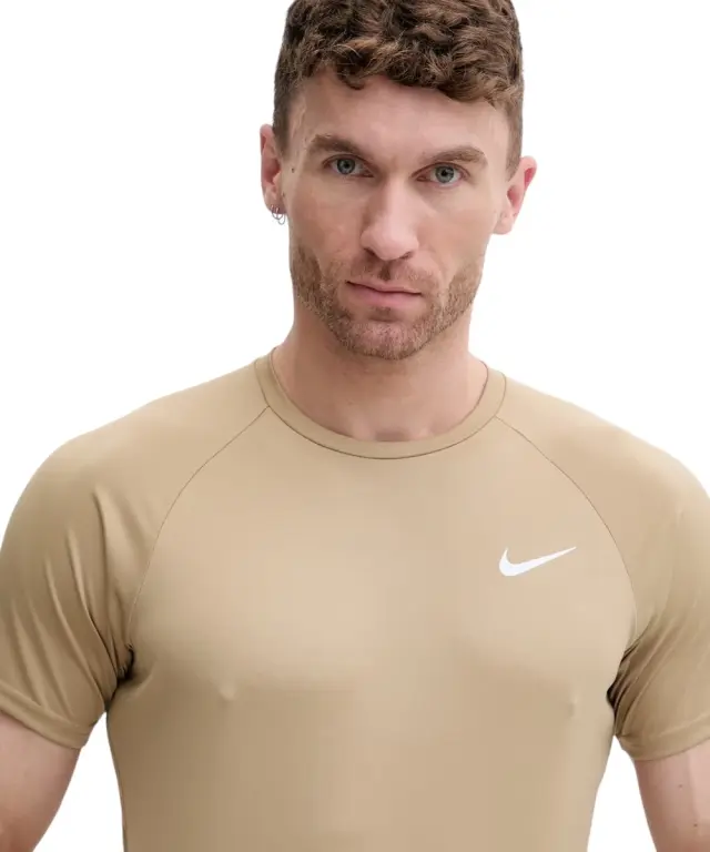 Nike - Ανδρικό T-shirt Hydroguard Essential Standard Fit NESSA586-241 Μπεζ 3