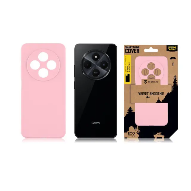 Tactical Velvet Smoothie Cover for Xiaomi Redmi 14C 4G/A4 5G/Poco C75 Pink Panther 2