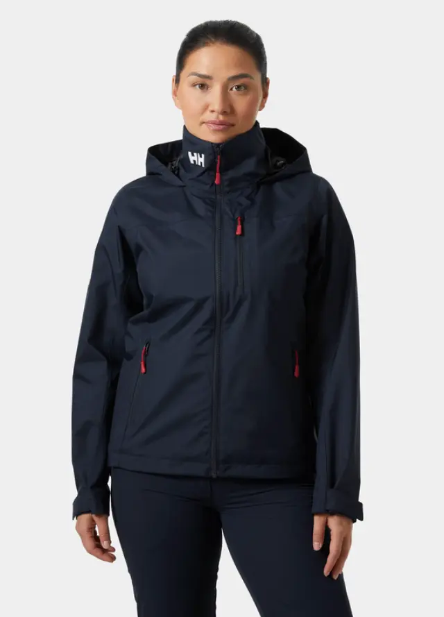 Helly Hansen Crew Hooded Sailing Jacket 2.0 Navy Μπουφάν Γυναικείο Καλοκαιρινό - XS 3