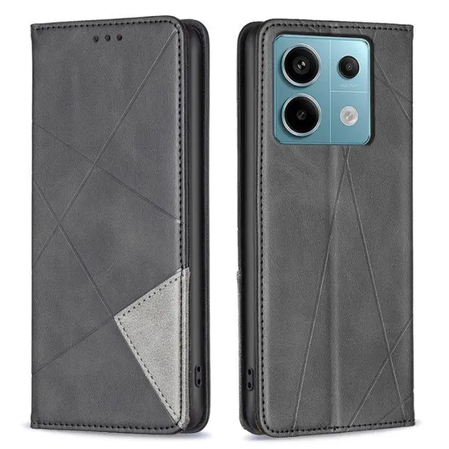 Θήκη Βιβλίο για Redmi Note 13 Pro 4G/Poco M6 Pro 4G-Black OEM