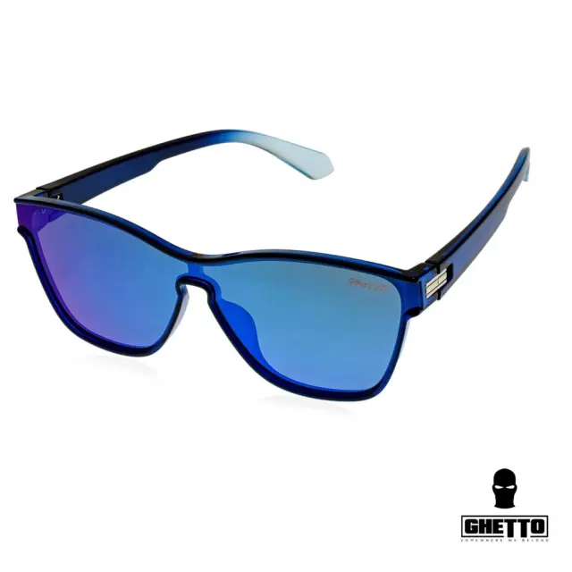 Ghetto Cat Eye Sunglasses ClearBlue Frame For Women