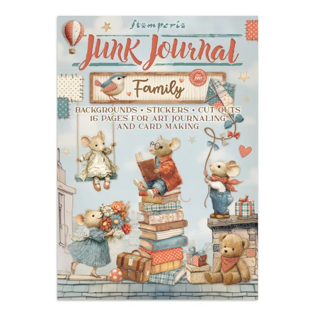 Junk journal (αυτοκόλλητα, cut-outs, backgrounds), Family