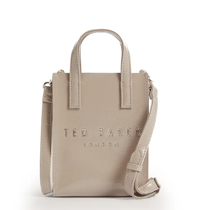 Τσάντα TED BAKER Crinkll Crinkle Mini Icon Bag 284045 Μπεζ