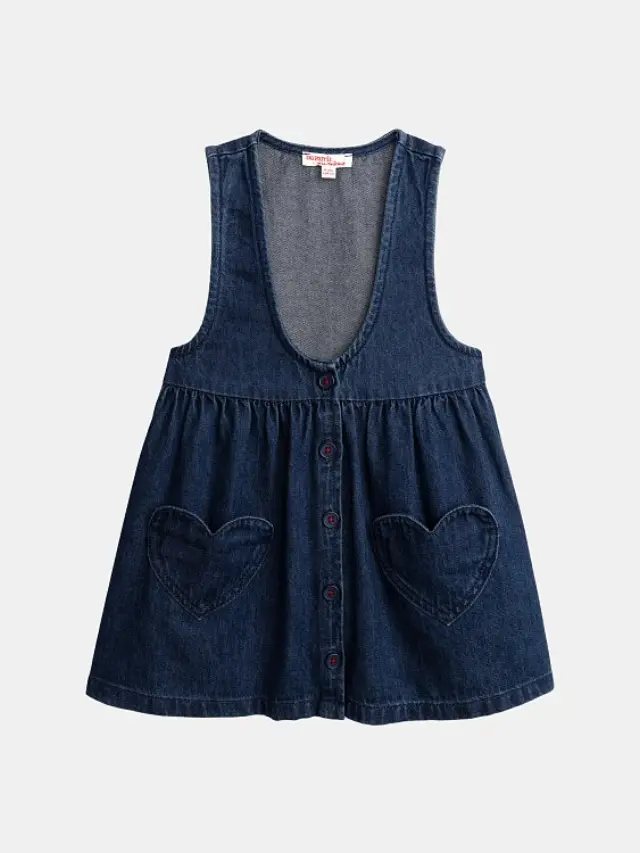 Παιδικό Φόρεμα Denim Love ΜΠΛΕ