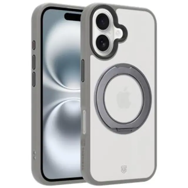 Tactical MagForce Hyperstand Cover for Apple iPhone 16 Light Grey