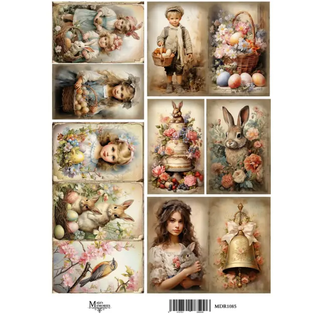 Ριζόχαρτο Maja's Memories, 30x42cm, Πασχαλινό, MDR1085
