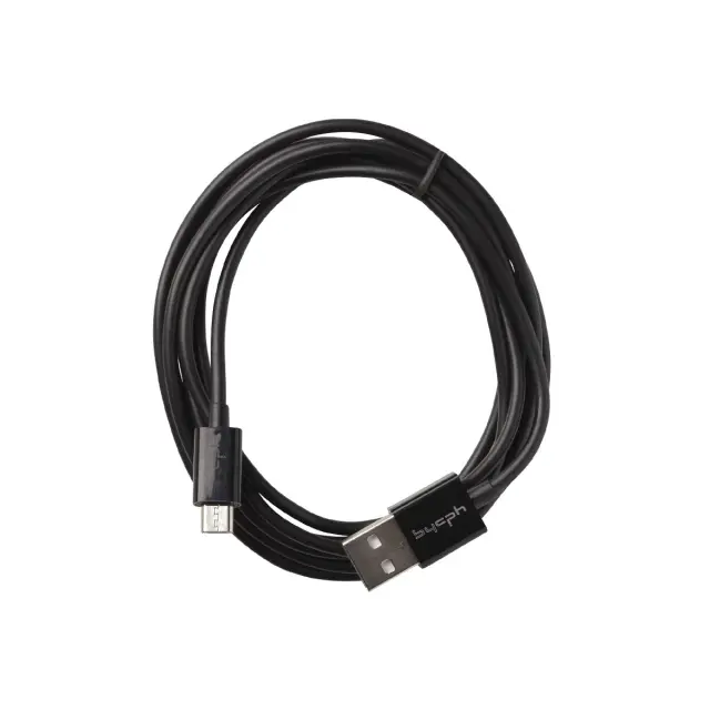 Καλώδιο σύνδεσης Leki Orange Concept USB σε Micro-USB Μαύρο 2m 2