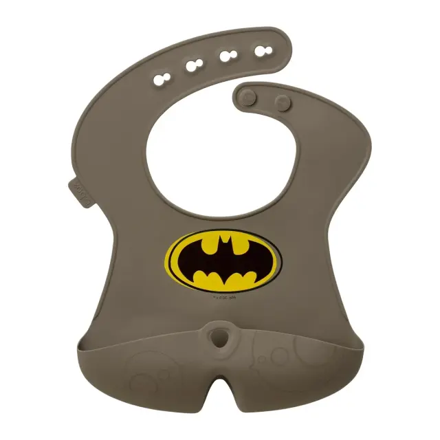 B.Box Batman Σαλιάρα Σιλικόνης με Τσέπη 4 Μηνών ως 3 Ετών 2
