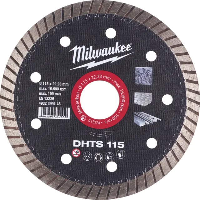 Milwaukee 4932399145 - Διαμαντόδισκος DHTS 115 MW
