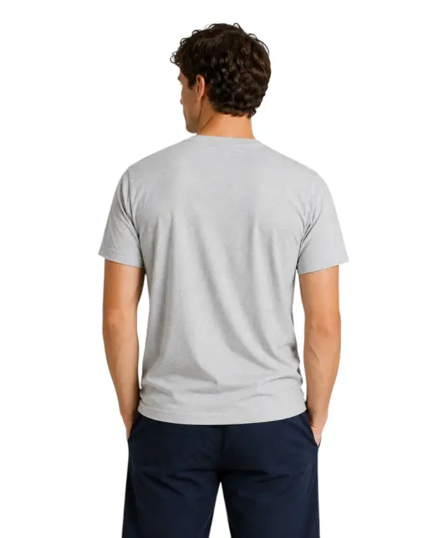 North Sails - Ανδρικό T-shirt Κοντομάνικο Regular Fit 996025-000-0926 Γκρι 2