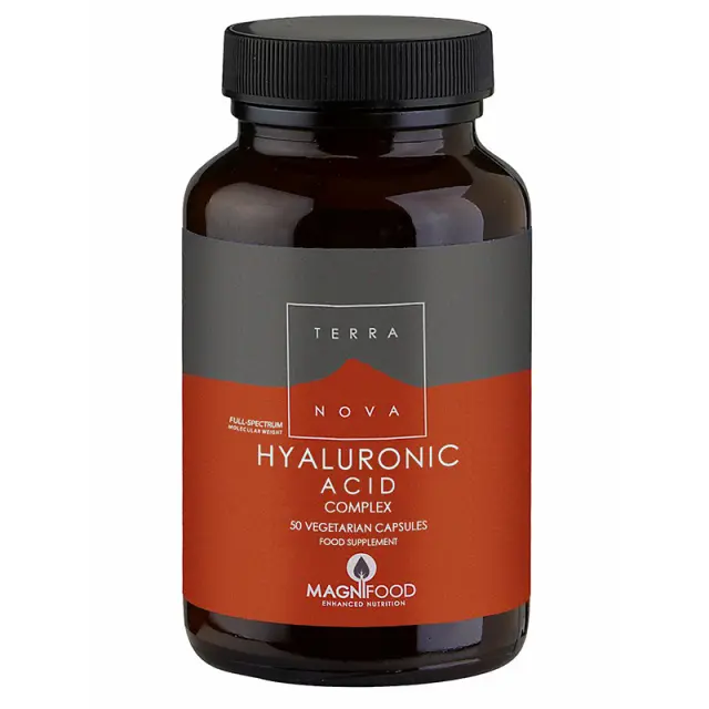 Terranova Hyaluronic Acid Συμπλήρωμα Διατροφής για λαμπερό δέρμα, ελαστικότητα & υγεία των αρθρώσεων, 50caps