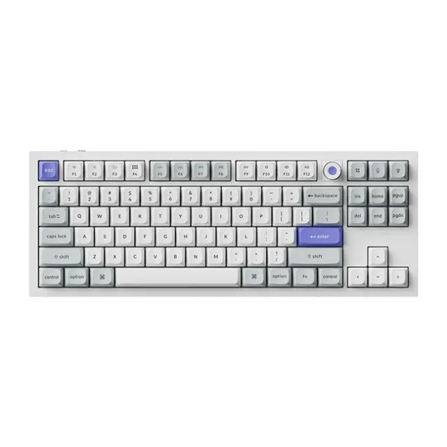 Keychron Gaming Keyboard Q3H TKL White (Q3HW-P1)