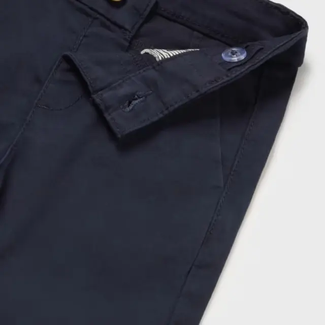 Baby 6 μηνών έως 4 ετών Παντελόνι λοξότσεπο slim fit Better Cotton ναυτικό μπλε - 9M 3