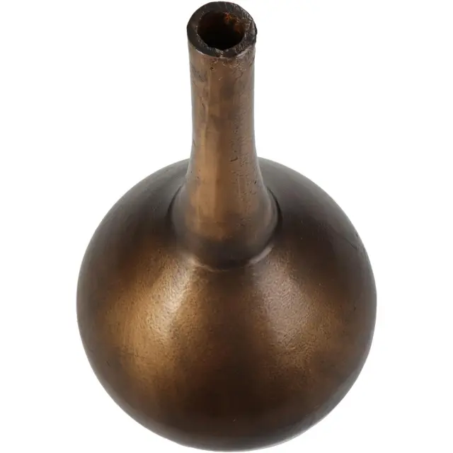 Βάζο Μπρονζέ Αλουμίνιο 18x18x41cm 2