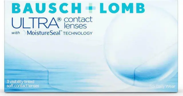 Bausch & Lomb Ultra Μυωπίας-Υπερμετρωπίας Μηνιαίοι 3τμχ - -0.75 (Μυωπία)