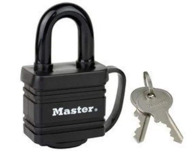 Master Lock 7804EURD - Λαμινέ λουκέτο με θερμοπλαστικό κάλυμμα