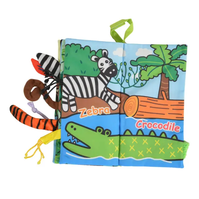 Εκπαιδευτικό Μαλακό Βιβλίο Jungly Tails J8232 Bali Bazoo 6925783801924 2