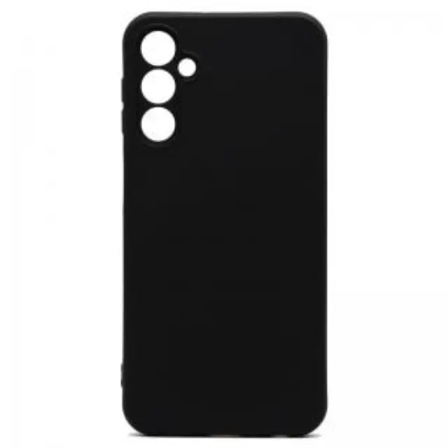 Θήκη Liquid Silicon inos Samsung Galaxy A24 4G L-Cover Μαύρο N62625 3