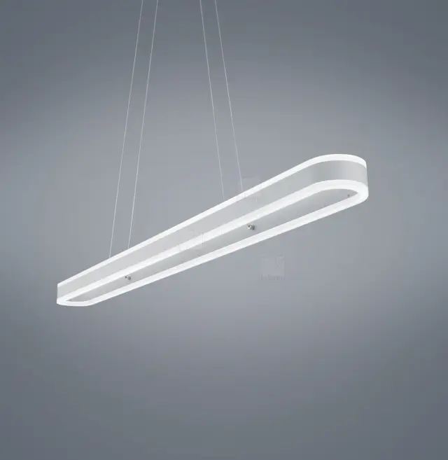 LIV Κρεμαστό Φωτιστικό LED Λευκό Ματ Direct/Indirect 110cm Άσπρο