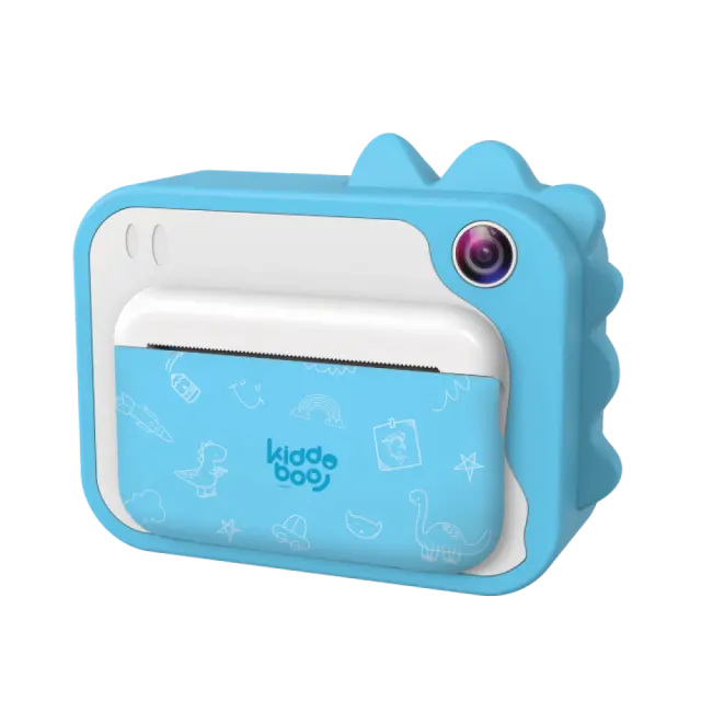 Kiddoboo KBP80-BLUE - FotoFun Compact Φωτογραφική Μηχανή 2MP με Οθόνη 2.4" Θερμικής Εκτύπωσης Μπλε FotoFun, Blue 2