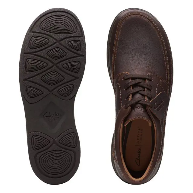Clarks Nature 5 Lo Dark Dark Brown Lea - 41