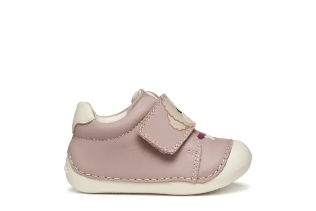 Geox Tutim Παιδικά Sneakers High Ανατομικά με Σκρατς Ροζ - 18