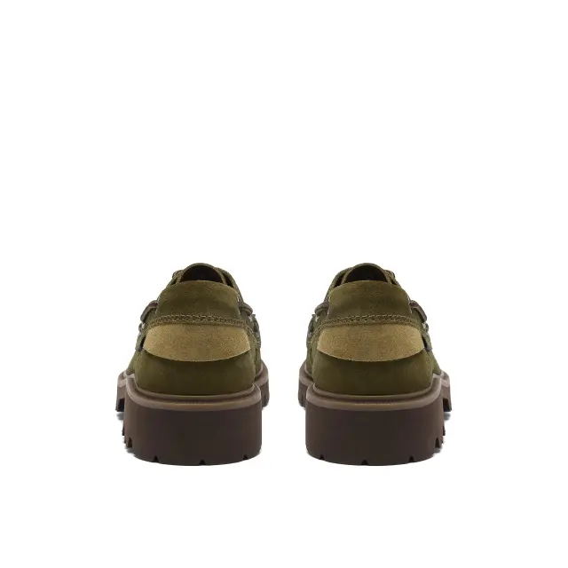 Clarks Cleyhill Boat Ανδρικί Καστόρ Παπούτσι Moss Suede (26327952) - 42 3