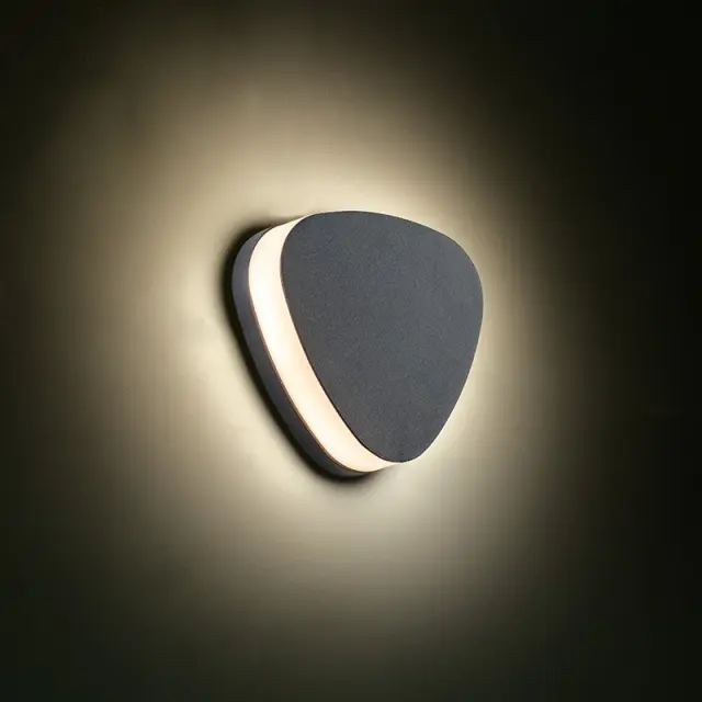 LED SMD WALL LUMINAIRE 10W 320LM 68° 230V AC 3.000K DARK GREY CRI80 IP65 30.000HRS / LG1372G 2