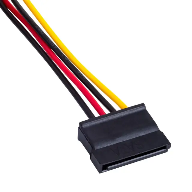 Αντάπτορας με Καλώδιο Akyga AK-CA-16 Molex Αρσενικό/ 2x SATA Θηλυκό 2x 15cm 2