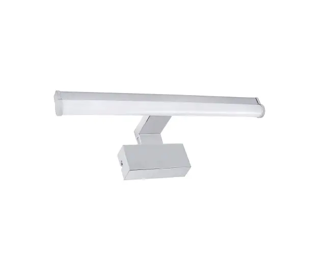 LED ΦΩΤΙΣΤ.ΛΟΥΤΡΟΥ ΣΤΡΟΓΓΥΛΟ ΑΛΟΥΜΙΝΙΟ&PC 40cm 8W IP44 CCTΣΑΤΙΝΕ