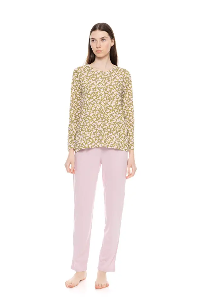 W1613 - Type - PYJAMA GREEN BLOSSOM