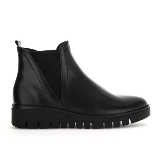 Gabor Μποτάκια Γυναικείο δέρμα Μαύρο GAB/32051 003-BLACK