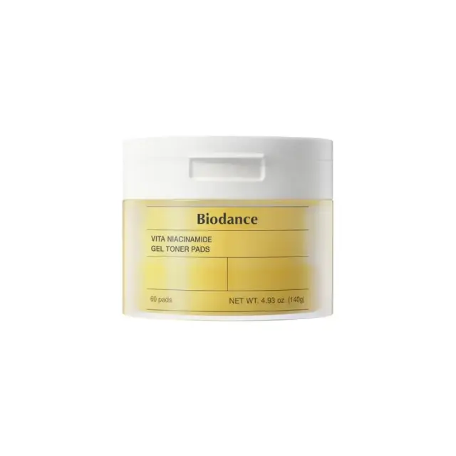 Biodance Vita Niacinamide Gel Toner Pads Προσώπου για Λάμψη, Ενυδάτωση και Βελτίωση του Ανομοιόμορφου Τόνου, 60τμχ