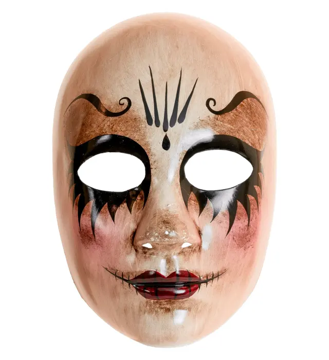 Αποκριάτικο Αξεσουάρ Μάσκα Dell Arte Creepy Woman (Widmann) (W-08477)