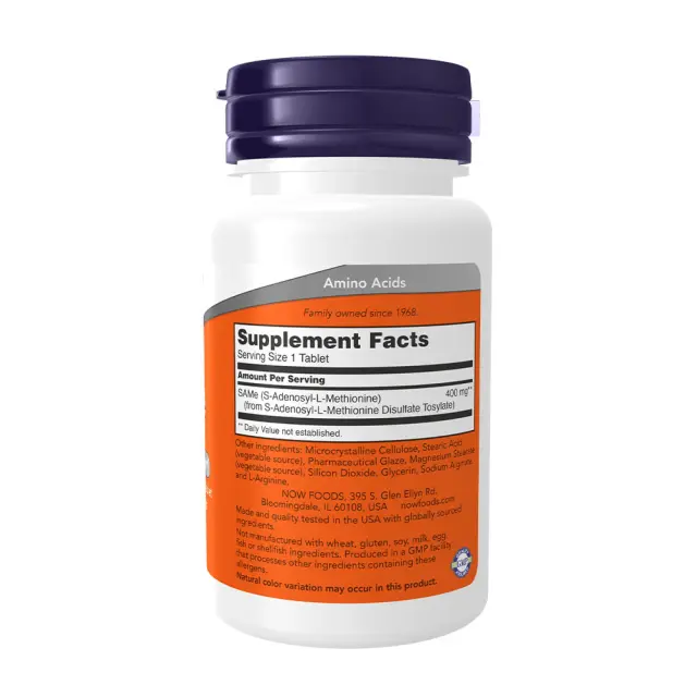 Now Foods SAMe 400 mg 30 Tablets 2