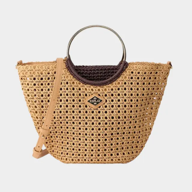 Τσάντα Χειρός Replay FW3862.000.A2029A Καφέ - ONESIZE
